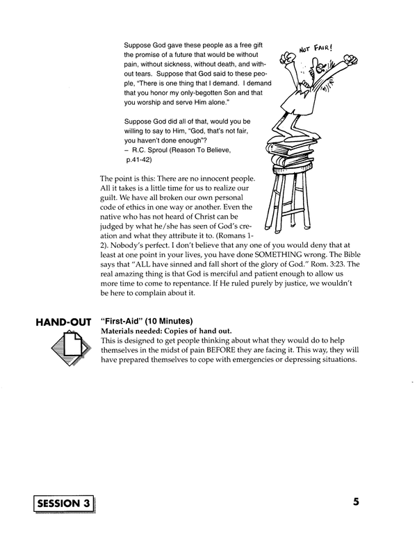 JUMP START (Single Lesson): EDGE 3A - Life’s Not Fair, But God Is (Study Guide)