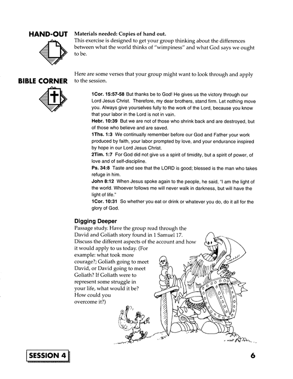 JUMP START (Single Lesson): EDGE 4A - Christianity Not for Wimps (Study Guide)