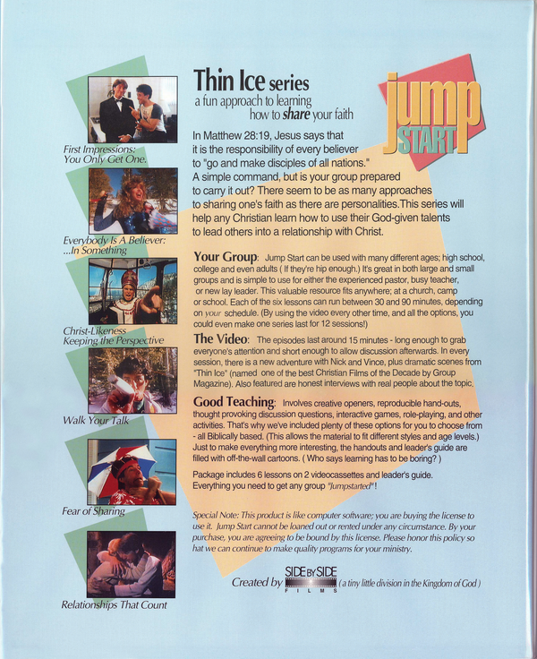 JUMP START THIN ICE: How to SHARE Your Faith Leader Workbook (PRINT VERSION)